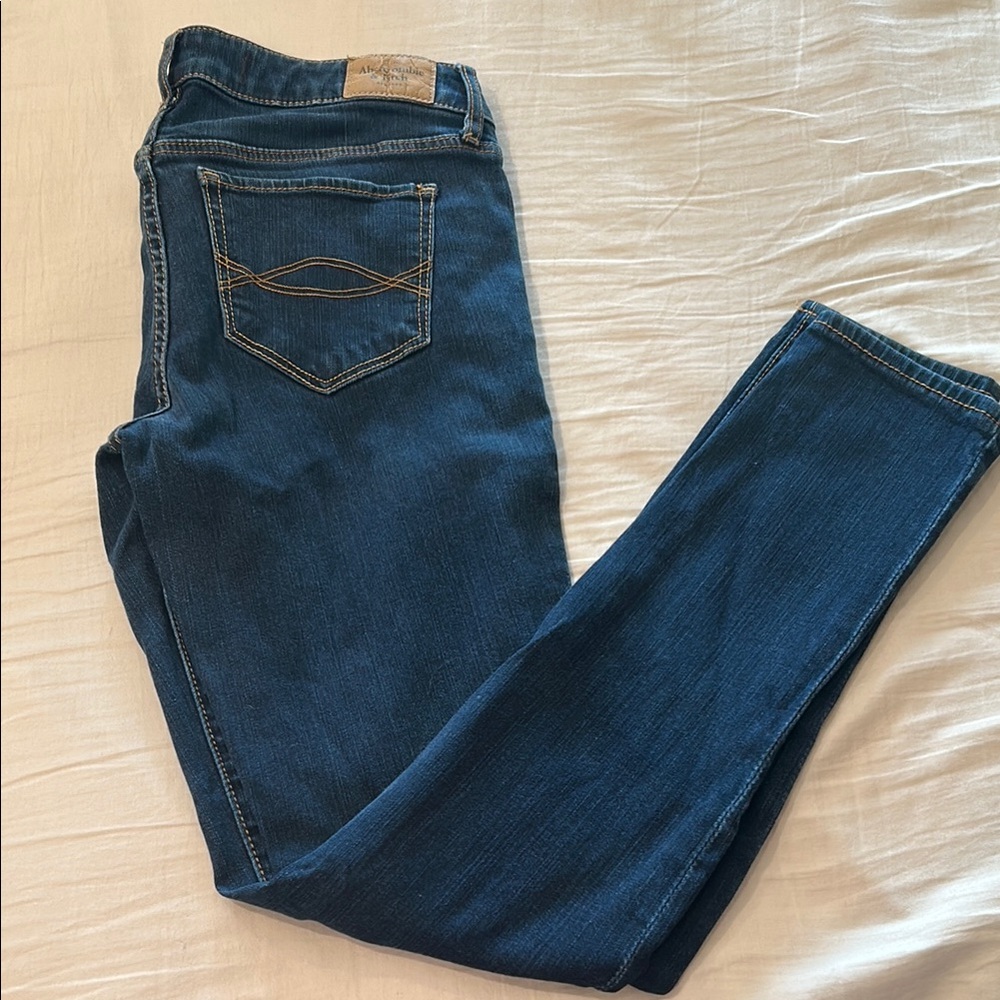Abercrombie & Fitch Blue Skinny Jeans Classic Fit Size 4S